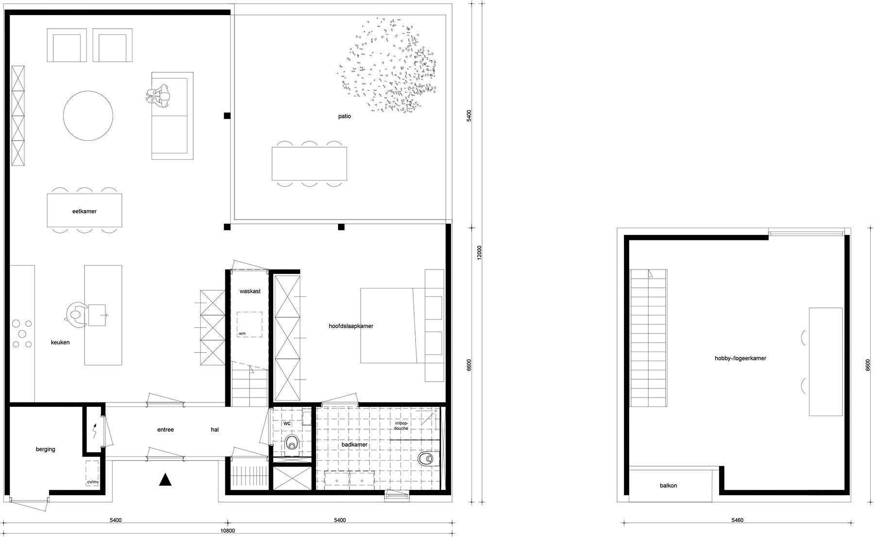 8A Architecten - Quokka bungalow, de geschakelde gelijkvloerse bungalow