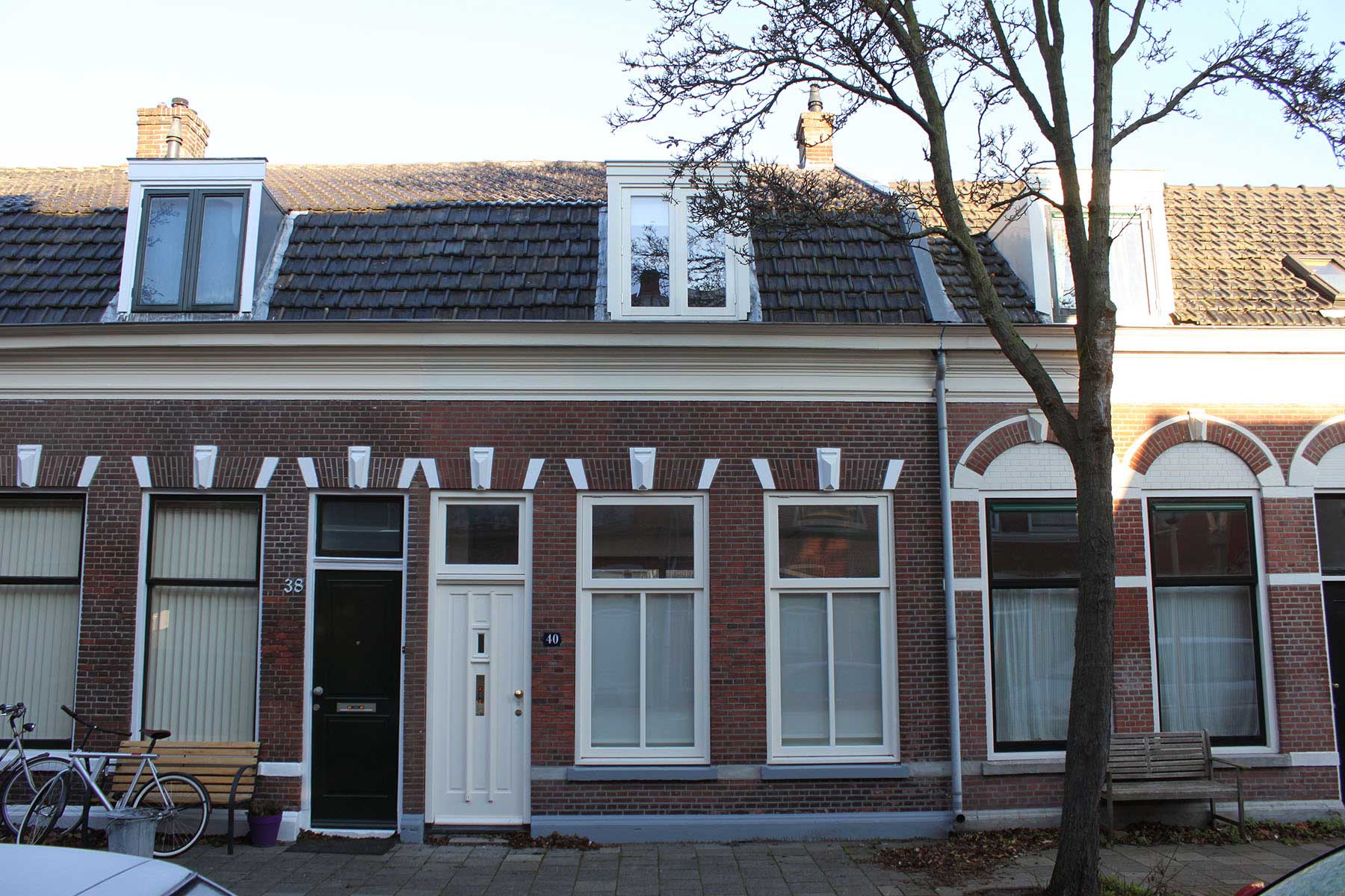 8A Architecten - Verbouwing en interieur arbeiderswoning tot 'Pied a Terre', Leiden