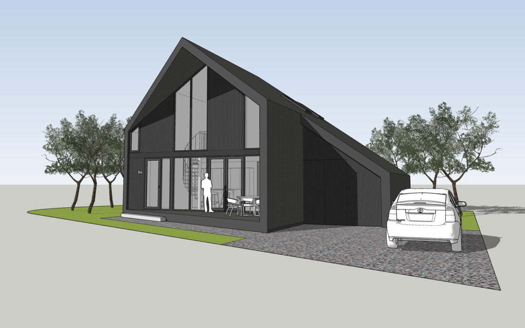 8A ontwerpt schuurwoning met veranda in Zutphen
